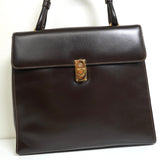 ロエベ ケリー型 自立型 2way レザー ハンドバッグ ショルダーバッグ ブラウン - NEWSED