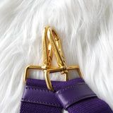 プラダ カナパ キャンバス 2way ハンドバッグ ショルダーバッグ パープル - NEWSED