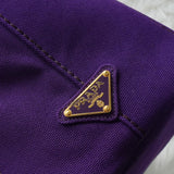 プラダ カナパ キャンバス 2way ハンドバッグ ショルダーバッグ パープル - NEWSED