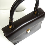 ロエベ ケリー型 自立型 2way レザー ハンドバッグ ショルダーバッグ ブラウン - NEWSED