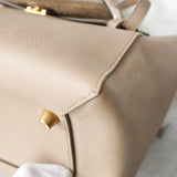 セリーヌ ベルトバッグ ミニ グレインドカーフスキン レザー 2way ハンドバッグ ショルダーバッグ ベージュ - NEWSED