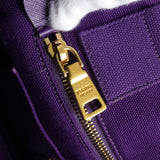 プラダ カナパ キャンバス 2way ハンドバッグ ショルダーバッグ パープル - NEWSED