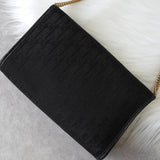 ディオール シャドー トロッター キャンバス / レザー 2way チェーンショルダー ショルダーバッグ ブラック - NEWSED