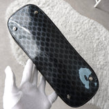 セリーヌ マカダム エナメル/レザー 2way ハンドバッグ ショルダーバッグ A4収納可 ブラック - NEWSED