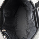 セリーヌ マカダム エナメル/レザー 2way ハンドバッグ ショルダーバッグ A4収納可 ブラック - NEWSED