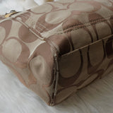 コーチ シグネチャー 2way キャンバス トートバッグ ショルダーバッグ ベージュ F14871 - NEWSED