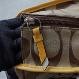 コーチ シグネチャー 2way キャンバス トートバッグ ショルダーバッグ ベージュ F14871 - NEWSED