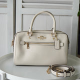 コーチ ロゴ レザー 2way ハンドバッグ ショルダーバッグ ホワイト F79946 - NEWSED