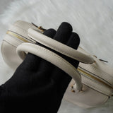 コーチ ロゴ レザー 2way ハンドバッグ ショルダーバッグ ホワイト F79946 - NEWSED