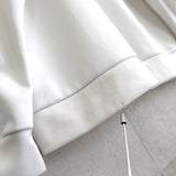 アディダス トラックジャケット ロゴ刺繍 ホワイト 2XL - NEWSED