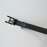 エルメス アピ3 レザー ブレスレット シルバー / ブラック - NEWSED