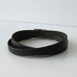 エルメス アピ3 レザー 3連 ブレスレット シルバー / ブラック - NEWSED