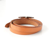 エルメス アピ3 レザー ブレスレット ブラウン シルバー - NEWSED