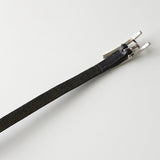 エルメス アピ3 レザー ブレスレット シルバー/ブラック 箱付き - NEWSED