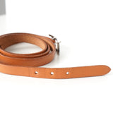 エルメス アピ3 レザー ブレスレット ブラウン シルバー - NEWSED