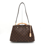 ルイ ヴィトン モノグラム モンテーニュMM ハンドバッグ ショルダーバッグ ブラウン M41056 レディース