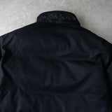 イヴサンローラン ヴィンテージ YSLロゴ ダウンジャケット ネイビー メンズ