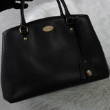 コーチ ロゴプレート ハンドバッグ ブラック 34835 - NEWSED