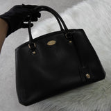 コーチ ロゴプレート ハンドバッグ ブラック 34835 - NEWSED