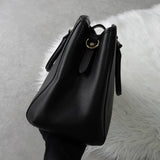 コーチ ロゴプレート ハンドバッグ ブラック 34835 - NEWSED