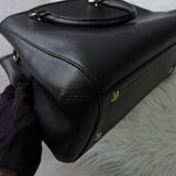 コーチ ロゴプレート ハンドバッグ ブラック 34835 - NEWSED