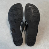 エルメス エジェリ シェーヌダンクル ラバー サンダル ブラック サイズ35 / 約22cm 箱付き - NEWSED