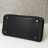 エルメス バーキン35 アルデンヌ ブラック ゴールド金具 ○W刻 - NEWSED