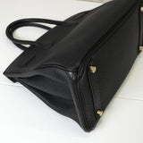 エルメス バーキン35 アルデンヌ ブラック ゴールド金具 ○W刻 - NEWSED