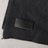 サンローラン ハート ウール マフラー ブラック