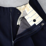 イヴ サンローラン ヴィンテージ ストライプ柄 シングル テーラードジャケット ツータック スラックス セットアップ ネイビー メンズ