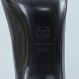 シャネル ココマーク刺繍 バイカラートゥ ハイヒールパンプス 37 1/2C / 24.0cm - 24.5cm - NEWSED