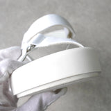 エムエムシックス メゾン マルジェラ プラットフォーム サンダル ホワイト サイズ38 / 約24.0cm - NEWSED