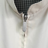 イヴ サンローラン ヴィンテージ リバーシブル YSLロゴ チェック柄 ブルゾン ジャケット ベージュ / ブラック