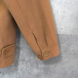 イヴ サンローラン ヴィンテージ YSLロゴ ウールジャケット ブルゾン キャメル