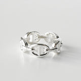 エルメス シェーヌダンクル アンシェネ 2025年製 シルバー925 指輪 リング 50サイズ / 9.5号