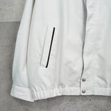 イヴ サンローラン ヴィンテージ YSLロゴ ブルゾン ジャケット ホワイト / ネイビー