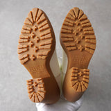 メゾン マルジェラ パテント エナメル レザー ロング ブーツ ホワイト サイズ39 未使用品 - NEWSED