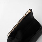 ロエベ リピートアナグラム レザー 二つ折り財布 ブラック