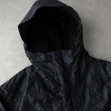 ストーンアイランド コンパスバッジ ムソラゴマータ フーデッドジャケット ブラック メンズ