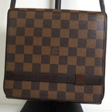 ルイ・ヴィトン ダミエ トライベッカ・ミニ レザー ハンドバッグ ワンショルダーバッグ ブラウン N51162