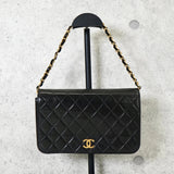 シャネル ココマーク プッシュロック マトラッセ ラムスキン 3way チェーンショルダーバッグ ブラック - NEWSED