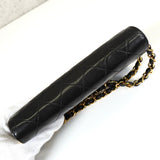 シャネル ココマーク プッシュロック マトラッセ ラムスキン 3way チェーンショルダーバッグ ブラック - NEWSED