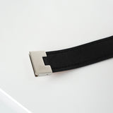 エルメス ルーリー リバーシブル 3way バングル ブレスレット レザー ブラック / オレンジ - NEWSED