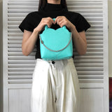 ティファニー リターン トゥ ティファニー スモール トートバッグ 3way チェーン ショルダーバッグ ハンドバッグ ティファニーブルー - NEWSED