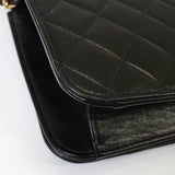 シャネル ココマーク プッシュロック マトラッセ ラムスキン 3way チェーンショルダーバッグ ブラック - NEWSED