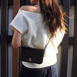 シャネル ココマーク プッシュロック マトラッセ ラムスキン 3way チェーンショルダーバッグ ブラック - NEWSED