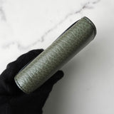 メゾン マルジェラ 4ステッチ 四つタグ レザー 三つ折り財布 コンパクトウォレット グリーン - NEWSED