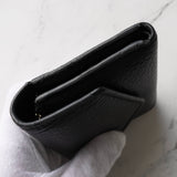 メゾン マルジェラ 4ステッチ 四つタグ レザー 三つ折り財布 コンパクトウォレット ブラック - NEWSED