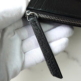 メゾン マルジェラ 4ステッチ 四つタグ レザー 三つ折り財布 コンパクトウォレット ブラック - NEWSED