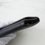 プラダ サフィアーノレザー 4連 キーケース ゴールド / ブラック - NEWSED